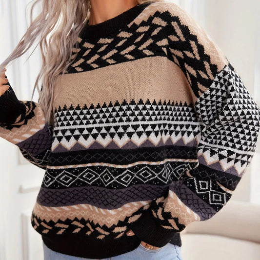 Atasha™ Vintage Knit Sweater