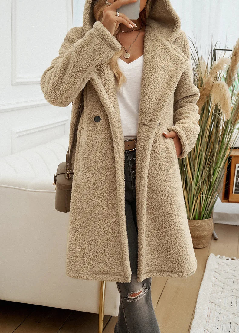 Sofia™ - Cozy Teddy Fleece Hooded Jacket