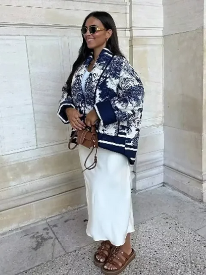 Celeste™ - Stylish Quilted Cotton Jacket for Urban Living