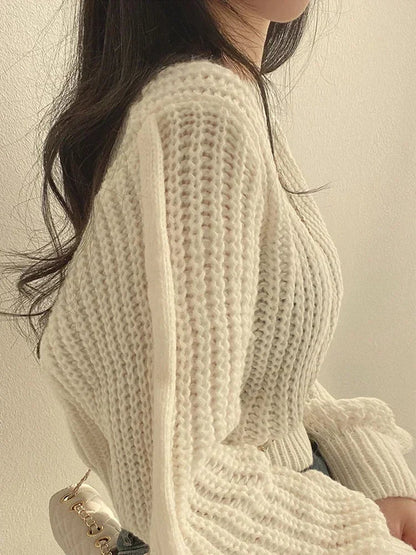 Zamirca™ Chic Long Sleeve Sweater