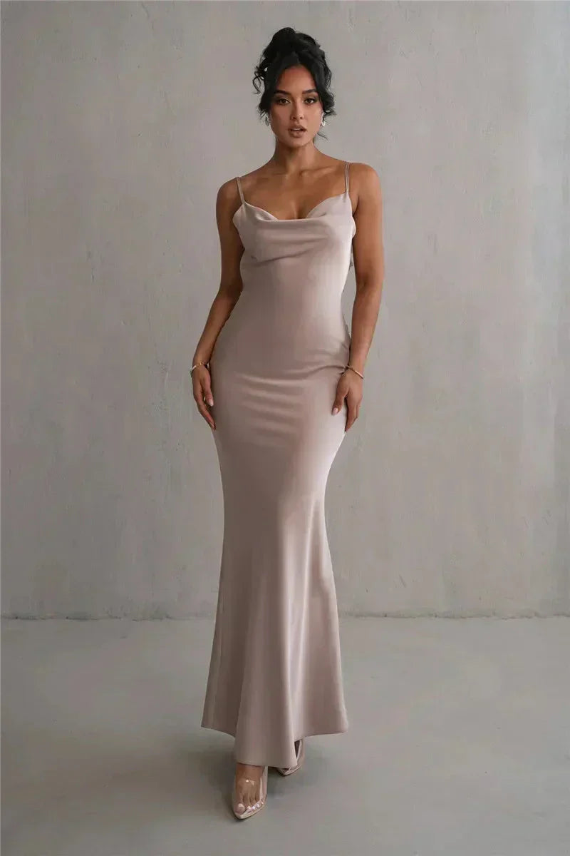 Cassie - Floral Satin Elegance