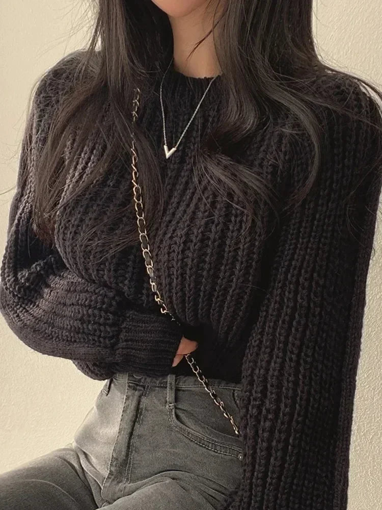 Zamirca™ Chic Long Sleeve Sweater