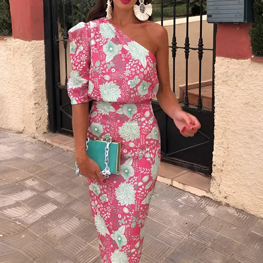 Miles™ | Asymmetrical One-Shoulder Dress