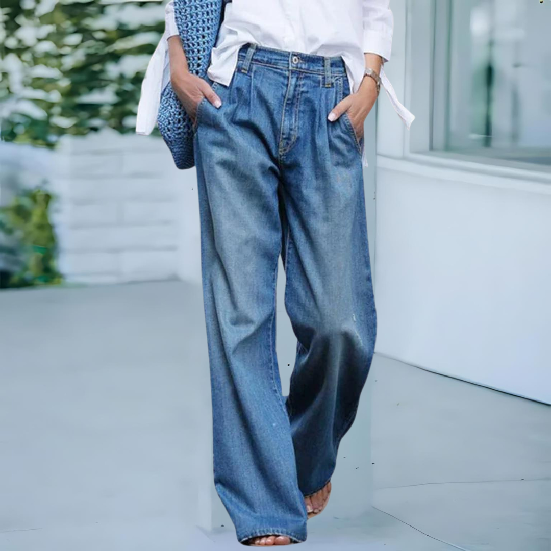 Ariana™ - Women's Wide-Leg Jeans with Relaxed Fit
