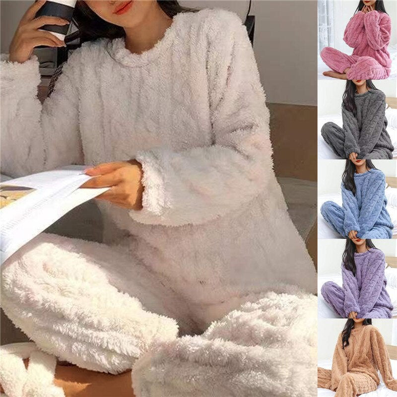 Olivia - Cozy Fleece Pajamas for Women
