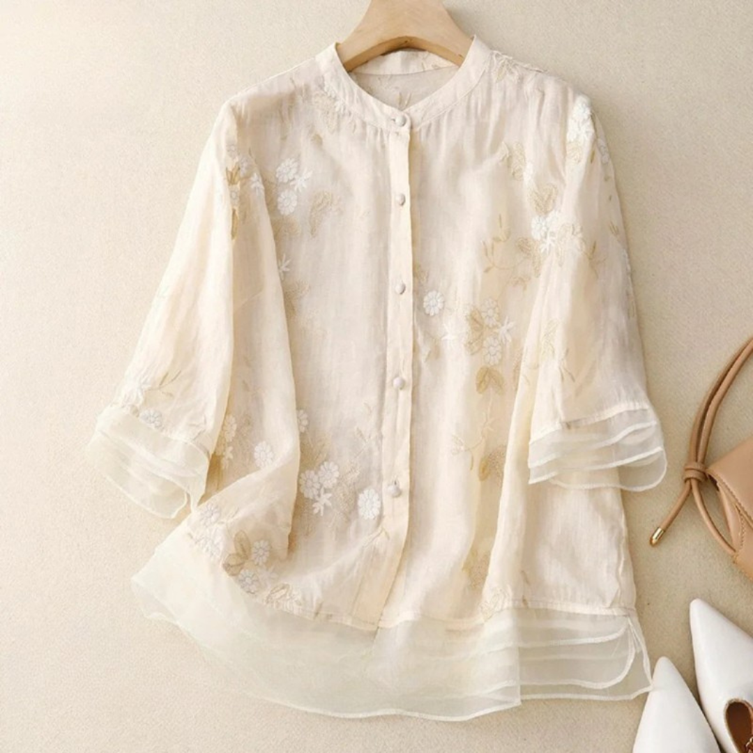 Seraphina™ | Elegant Embroidered Top