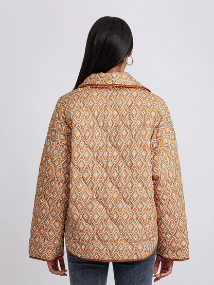 Maya | Quilted Wrap Coat