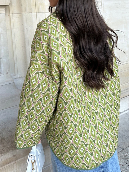 Maya | Quilted Wrap Coat