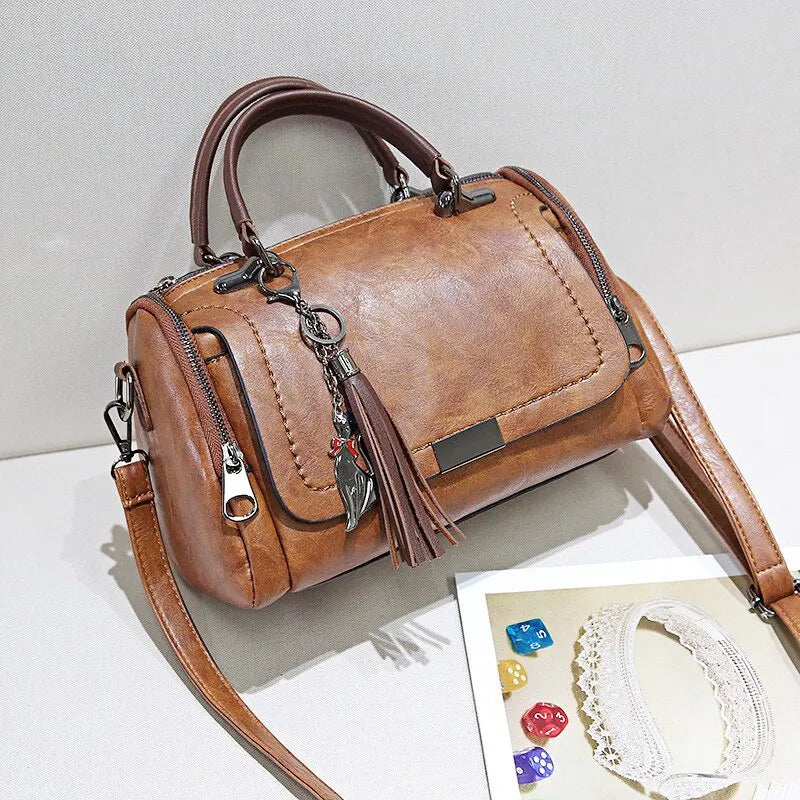 Stella - Elegant Leather Shoulder Bag
