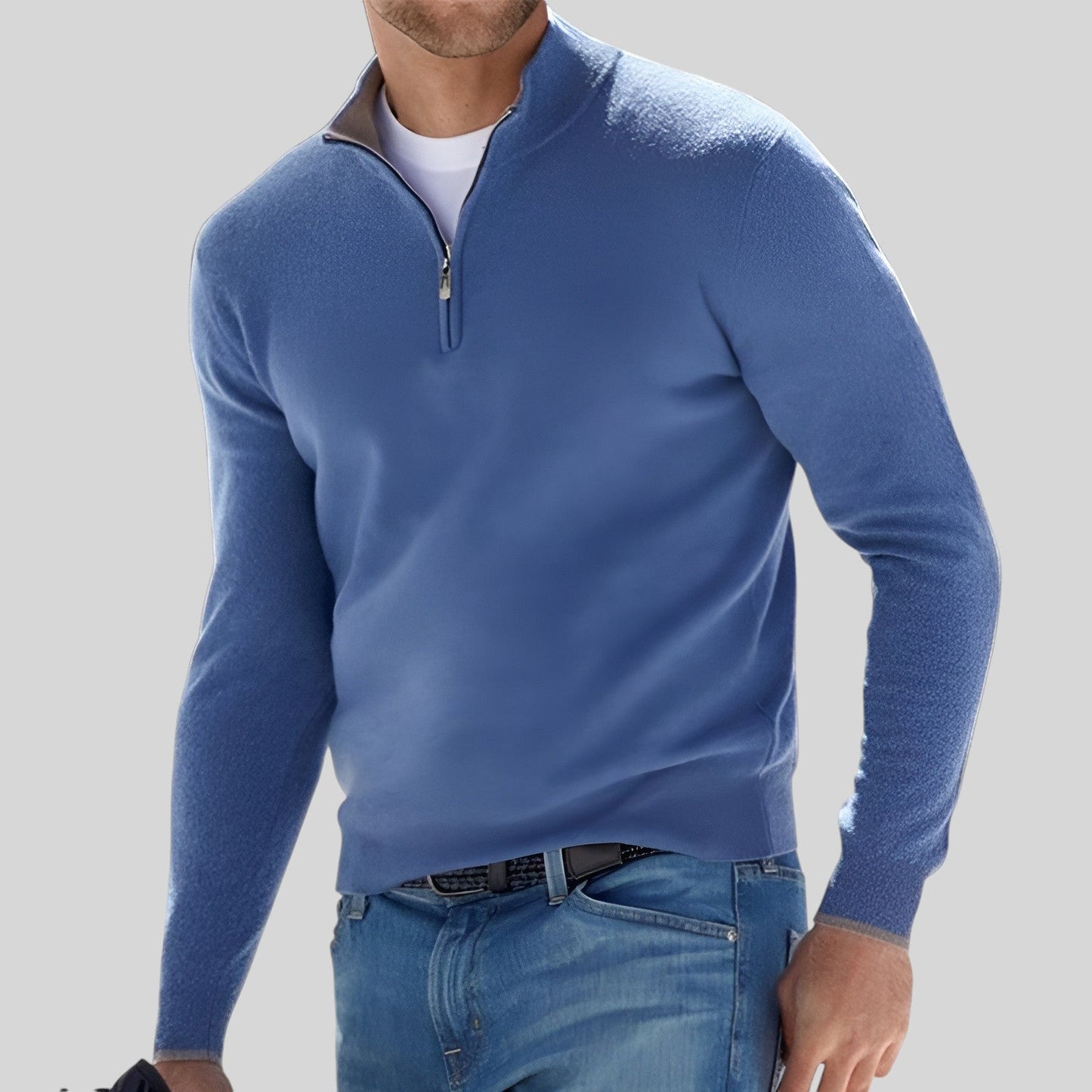 Logan™ | Premium Men's Half-Zip Sweater