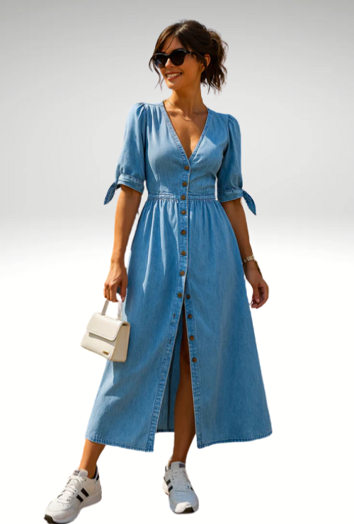 Elana – Chic Denim Sophistication