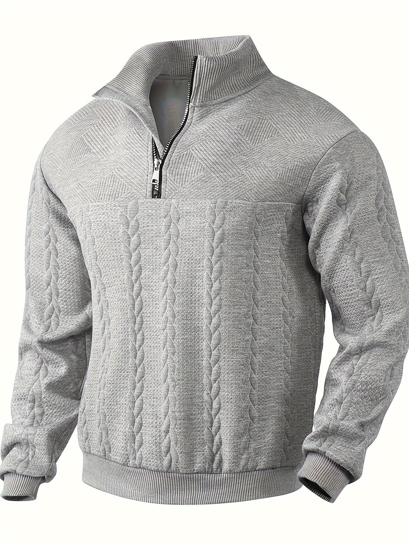 Liam – Classic Zippered Vintage Sweater for Men
