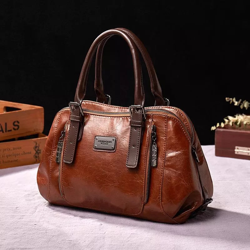 Nina - Stylish Leather Handbag