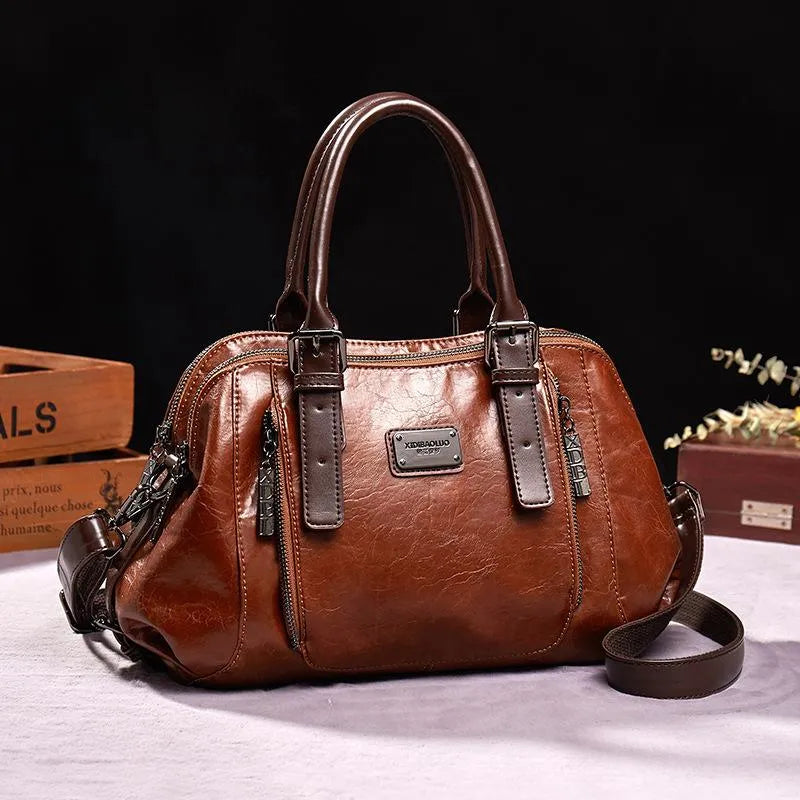 Nina - Stylish Leather Handbag