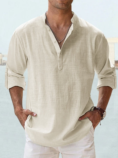Luca Airy Button-Up Shirt