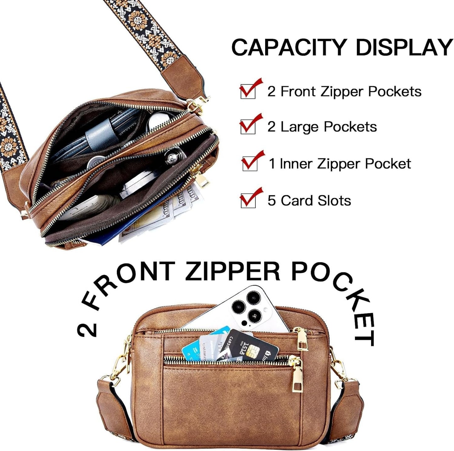 Ella | Elegant Leather Shoulder Bag