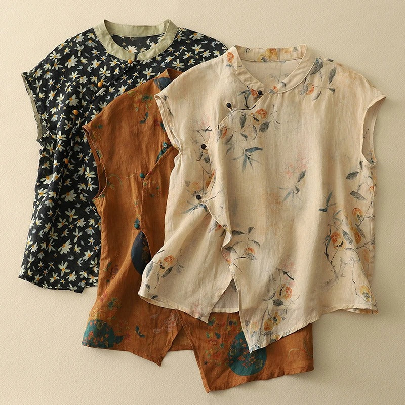 Luna Linen Blouse