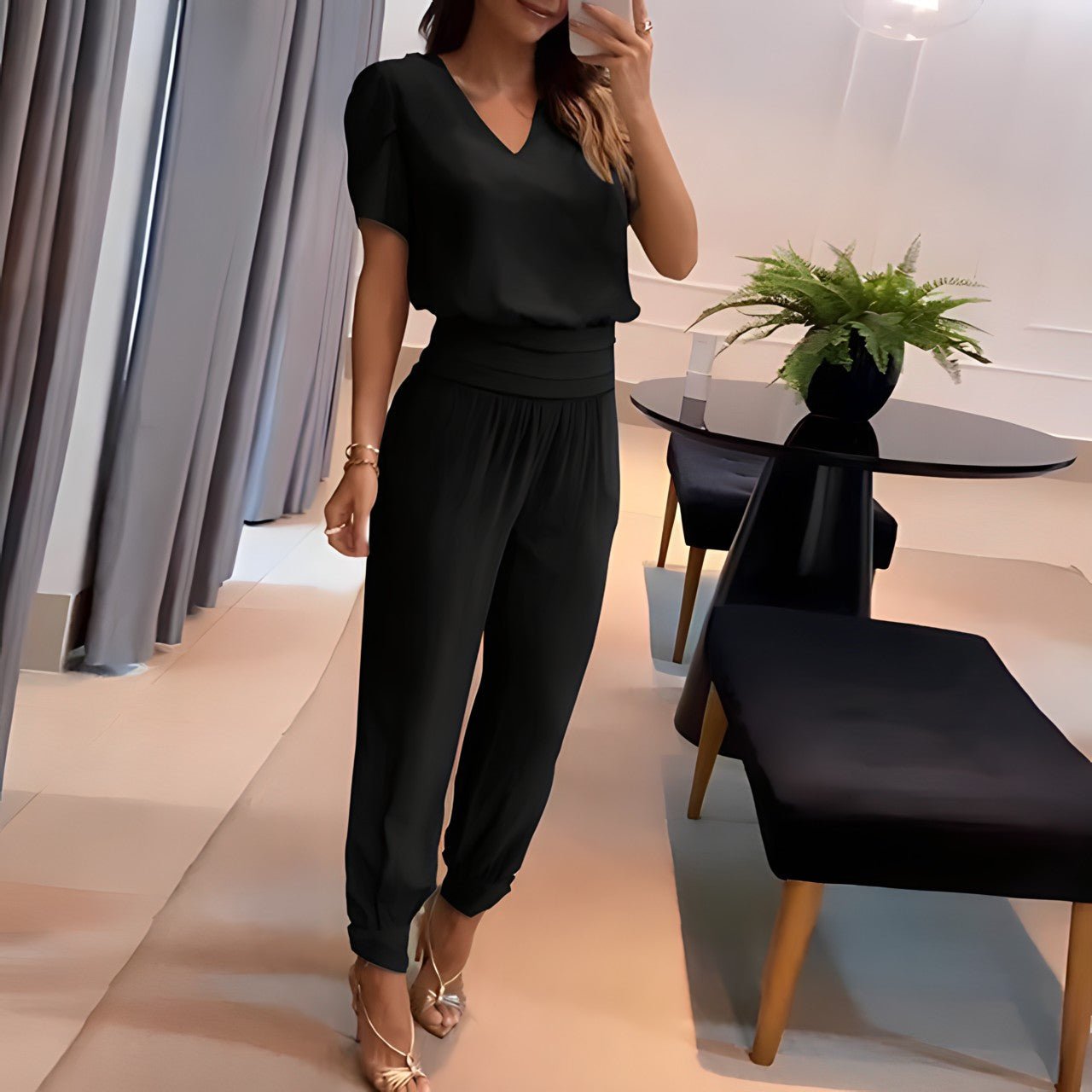Camille Blouse and Trouser Ensemble