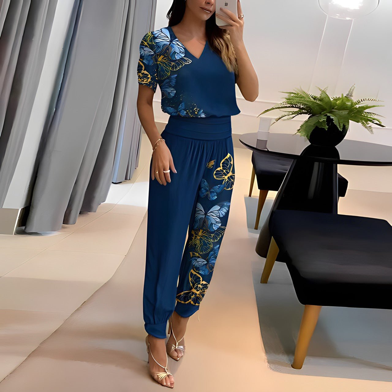 Camille Blouse and Trouser Ensemble