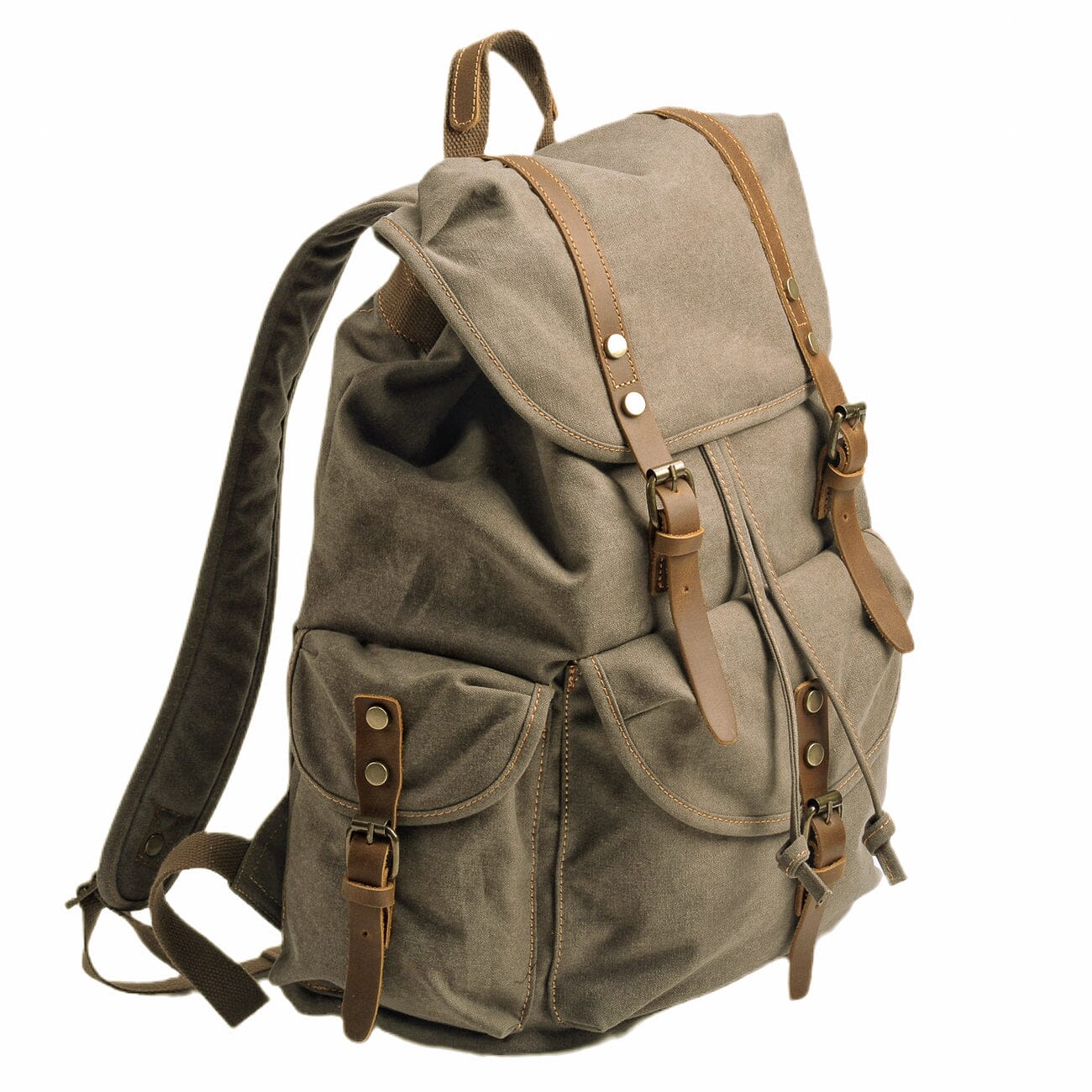 Harold Military-Style Canvas Backpack