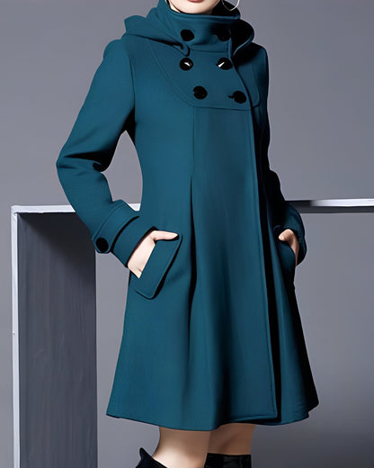 Ophelia™ - Classic Buttoned Overcoat