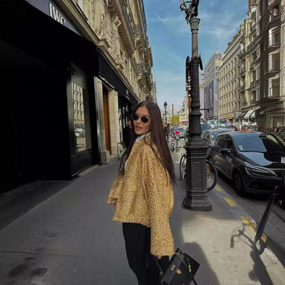 Eva | Jacket with Beaded Trim