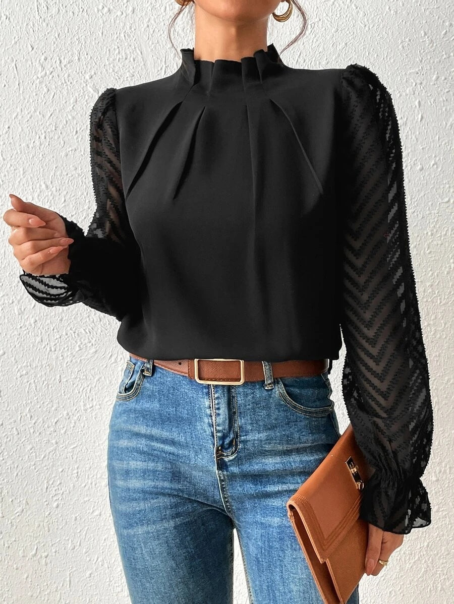 Amelia's Charm - Lace Sleeve Top