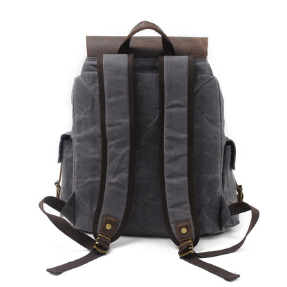 Logan Waxed Canvas Backpack