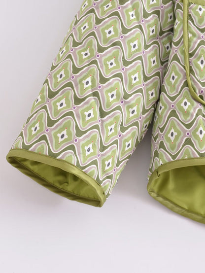 Maya | Quilted Wrap Coat