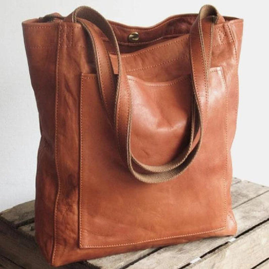 Elysia - Timeless Leather Tote Bag