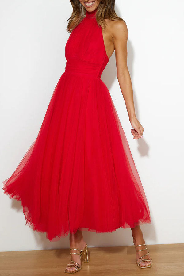 Mavy - Maxi Dress with Skirt