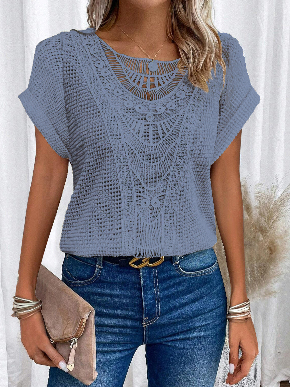 ELLA™ Lace Elegance Tee