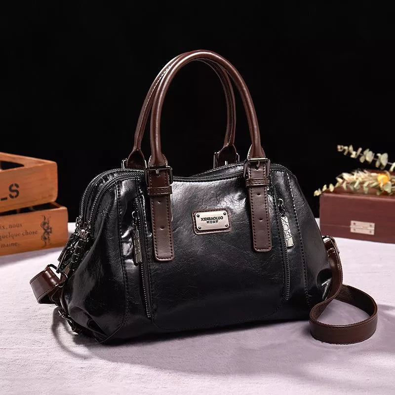 Nina - Stylish Leather Handbag