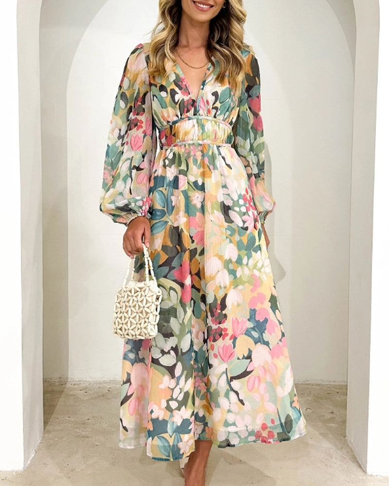 SERENA™ Floral Dress: Spring Elegance Collection