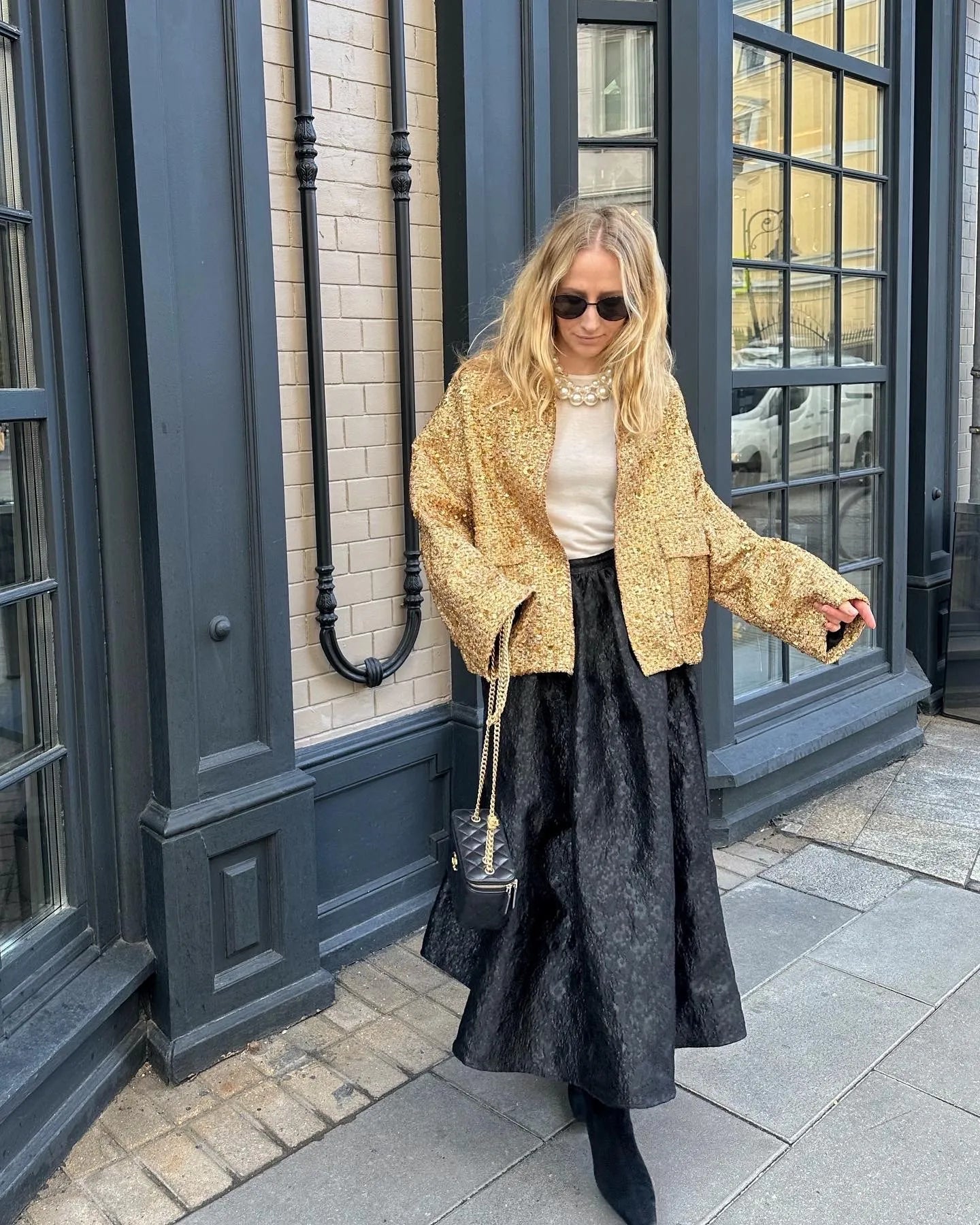 Eva | Jacket with Beaded Trim