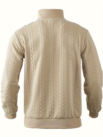 Liam – Classic Zippered Vintage Sweater for Men