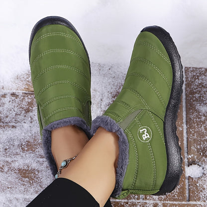 Belinda-Jill | Cozy Winter Slip-On Boots