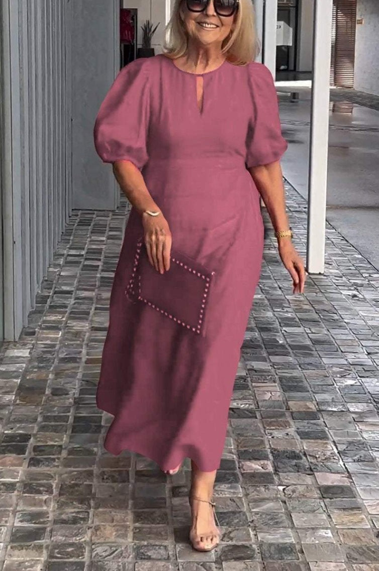 Chic Midi Dress with Elegant Essence