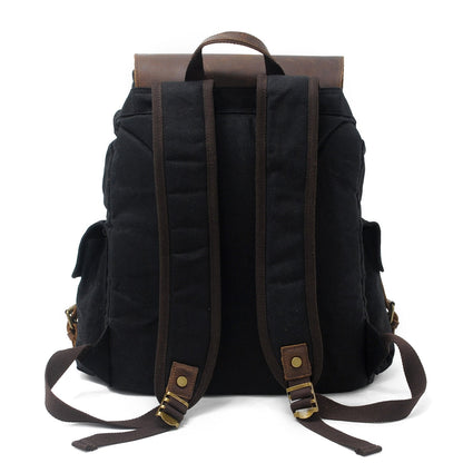 Logan Waxed Canvas Backpack