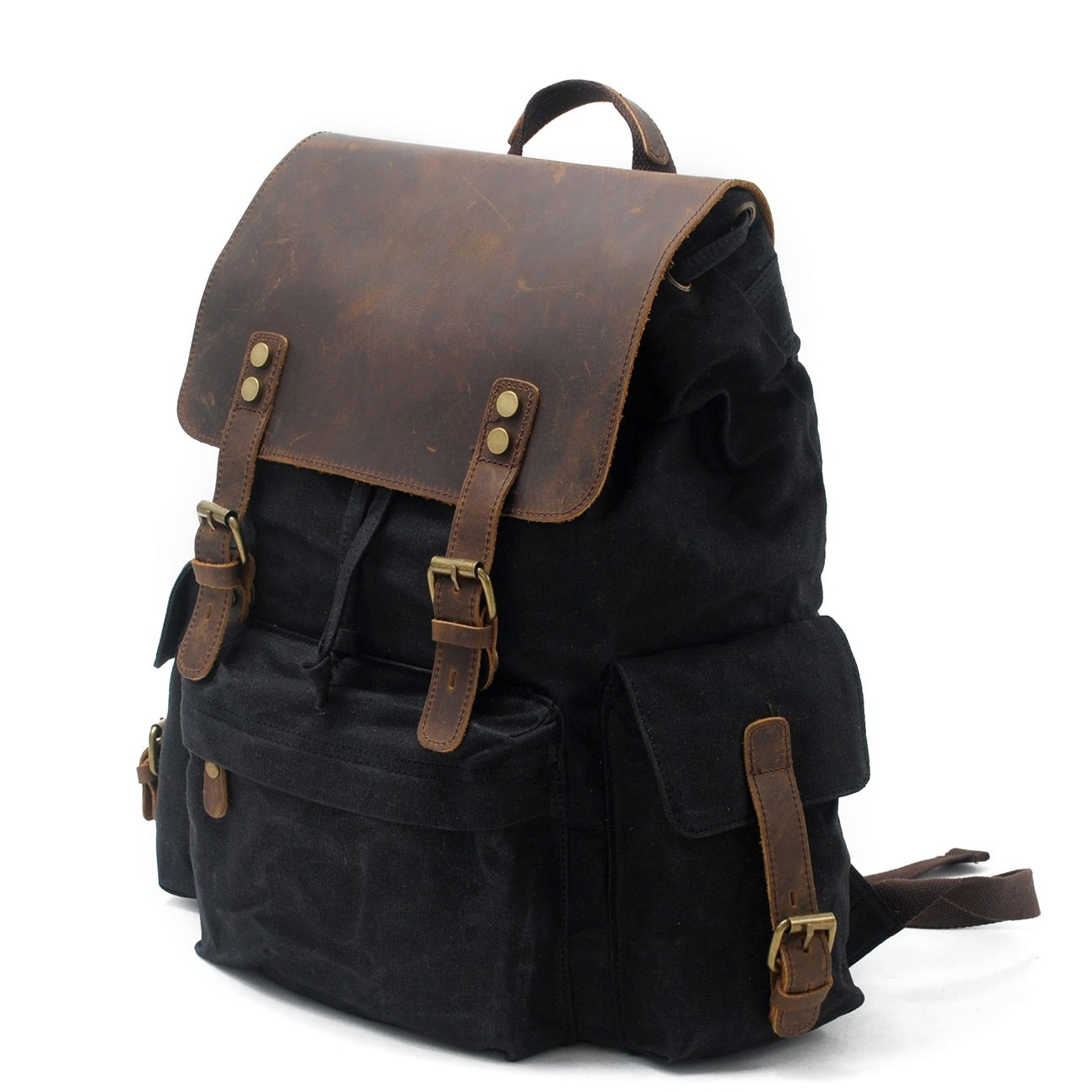Logan Waxed Canvas Backpack
