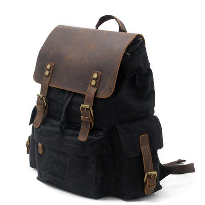 Logan Waxed Canvas Backpack