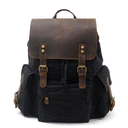 Logan Waxed Canvas Backpack