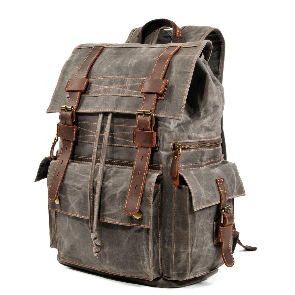 Ethan Canvas Drawstring Backpack