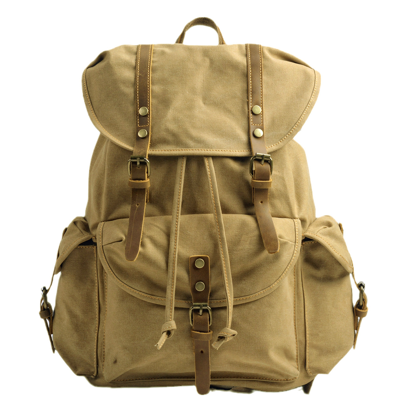 Harold Military-Style Canvas Backpack