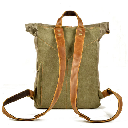 Waxed Canvas Backpack - LISBON Collection