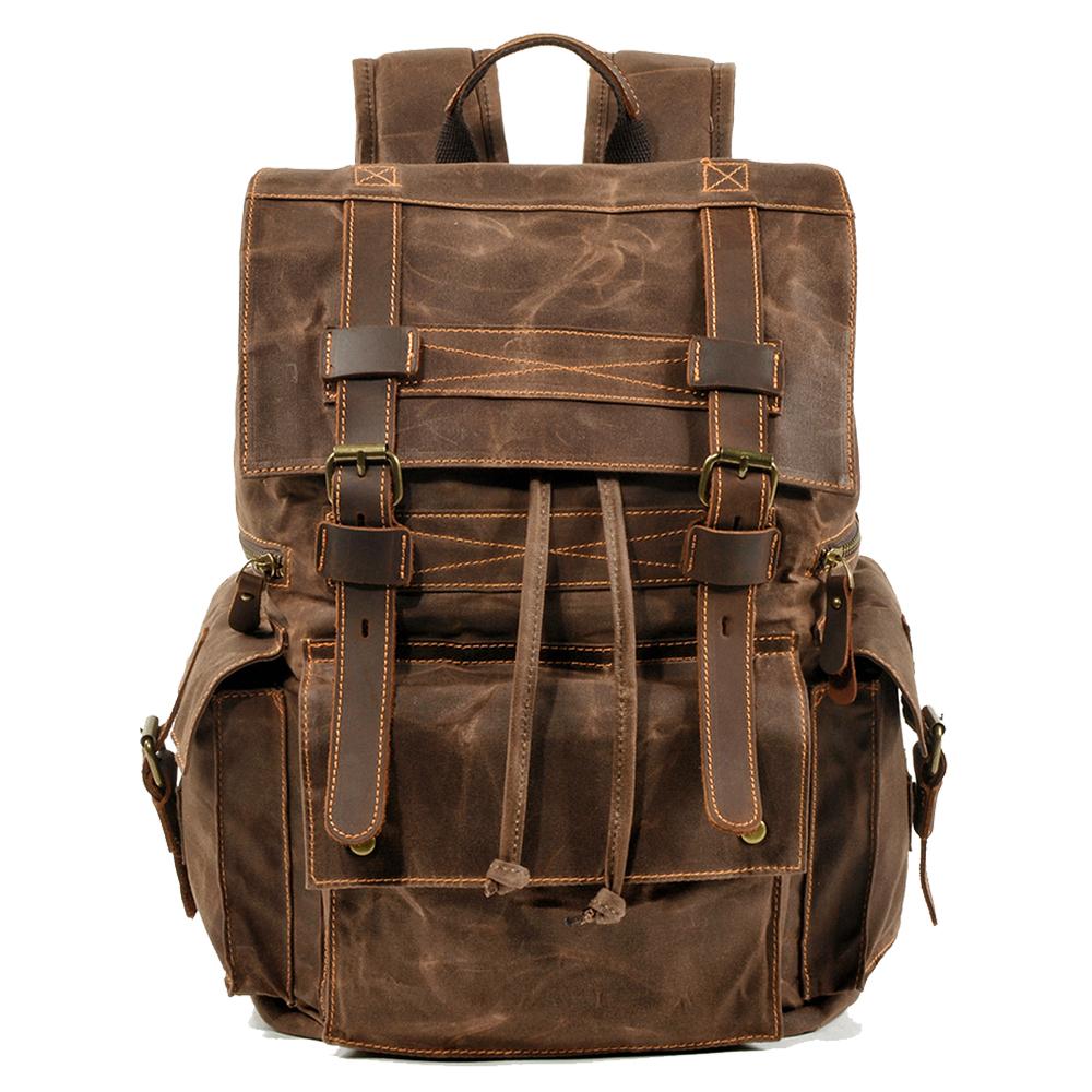 Ethan Canvas Drawstring Backpack
