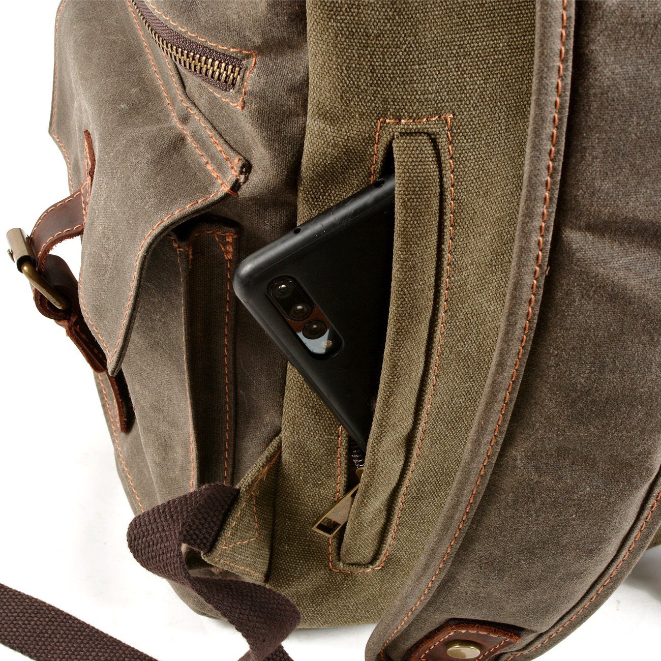 Ethan Canvas Drawstring Backpack