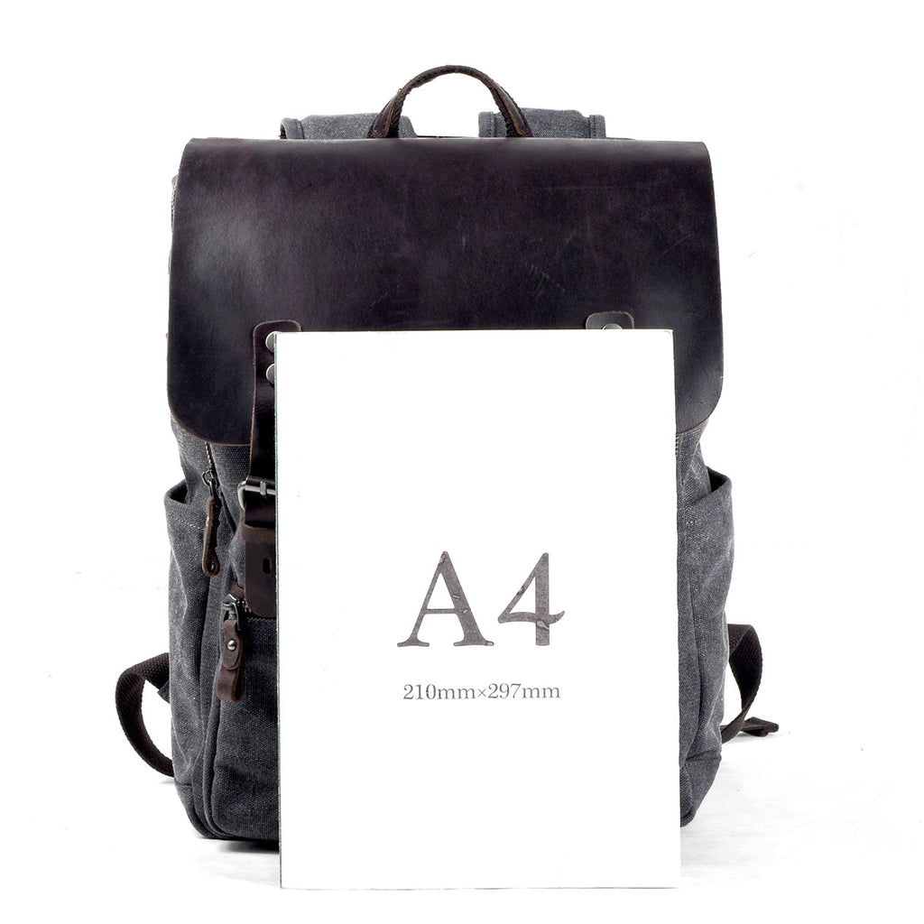 REINE Cotton Canvas Backpack