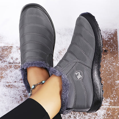 Belinda-Jill | Cozy Winter Slip-On Boots