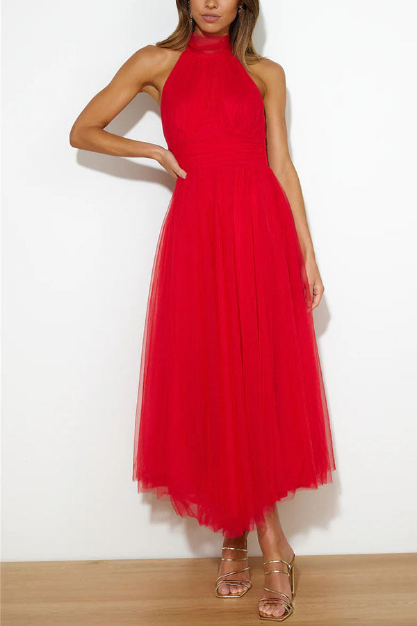 Mavy - Maxi Dress with Skirt